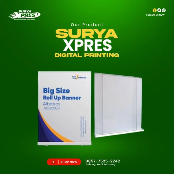 Big Roll Up Banner Albatros 120x200cm