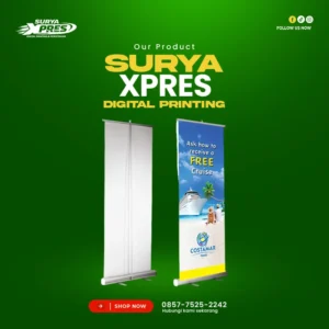 Roll Up Banner Flexy Korea 60x160cm