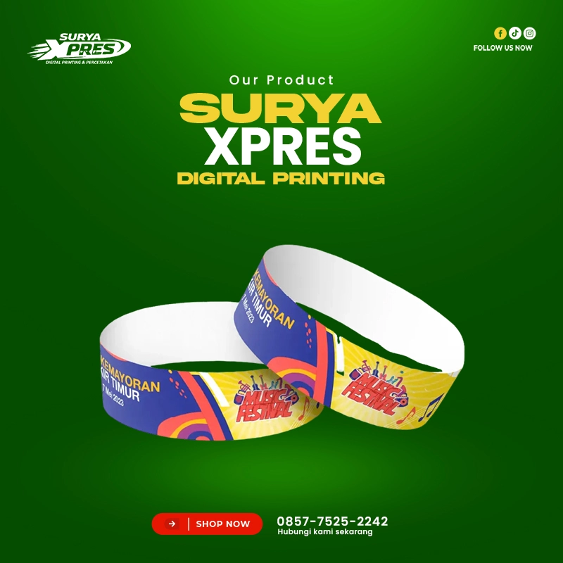 Tiket Gelang Event Wristband